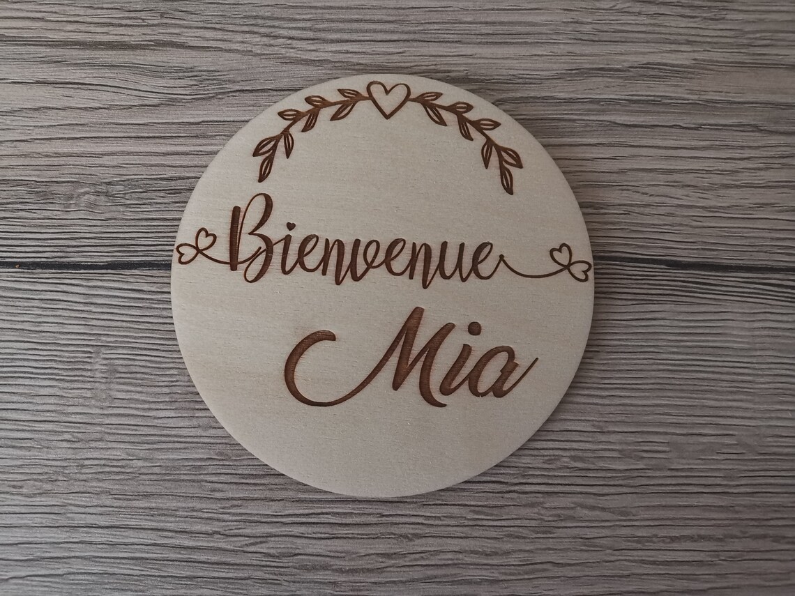 Photography Day - Tarjeta de nacimiento de madera con
