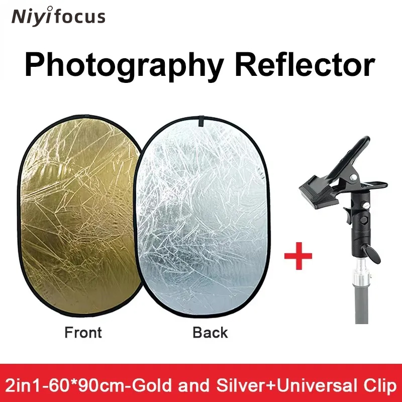 Pop Up Flash Diffuser - Reflector Portátil Redondo 2 en 1