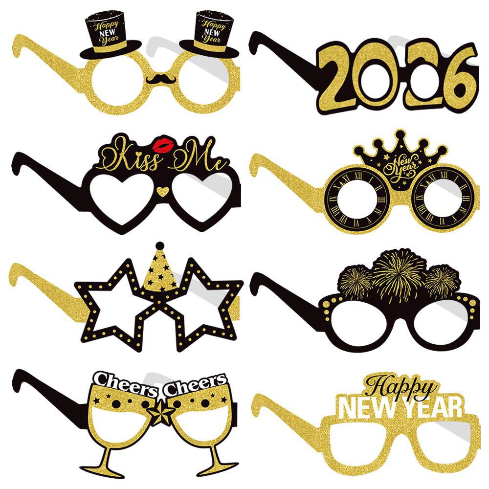 Photography Day - Gafas de papel con tema de