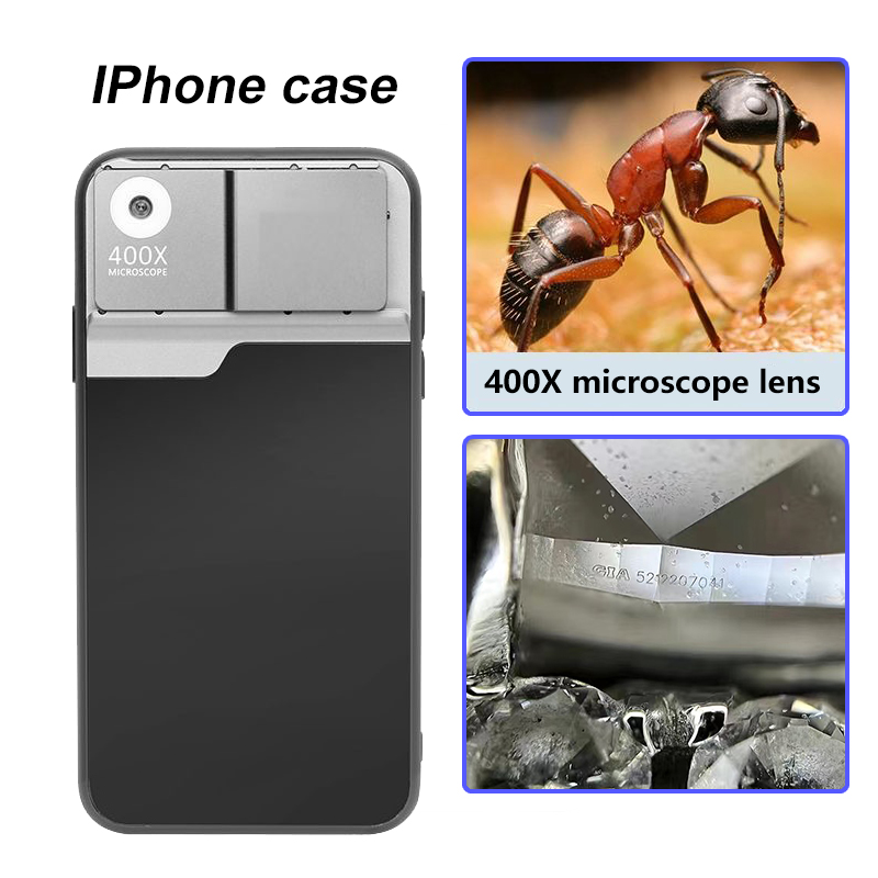Funda de teléfono con microsco - Photography With Iphone 15 reseña y precio