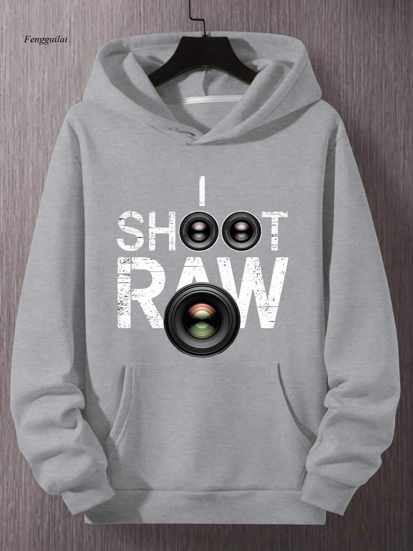 Shoot Raw Photography Sudadera - Photography Graphic Design reseña y precio