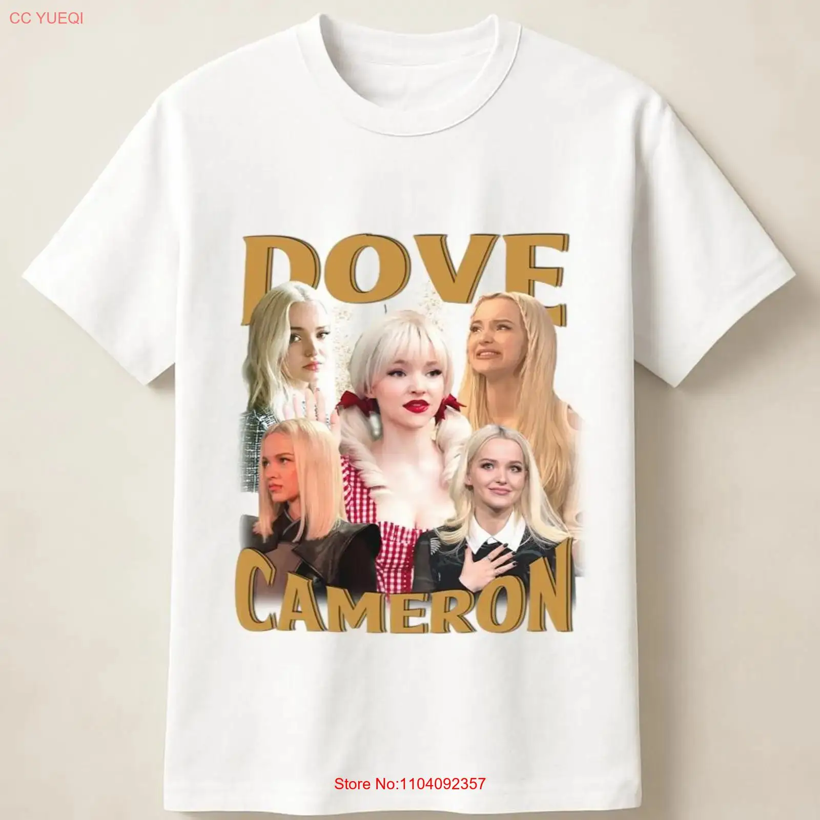 Camiseta Dove Cameron Soft Glo - Photography Graphic Design reseña y precio