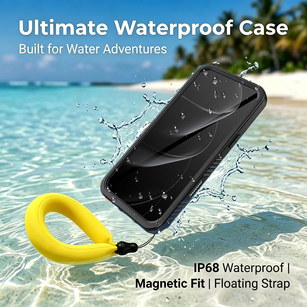 360 °   Funda Impermeable IP68 - Photography With Iphone 15 reseña y precio
