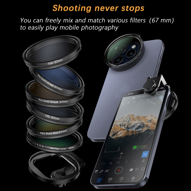 Filtros de fotografía de 67mm  - Photography With Iphone 15 reseña y precio