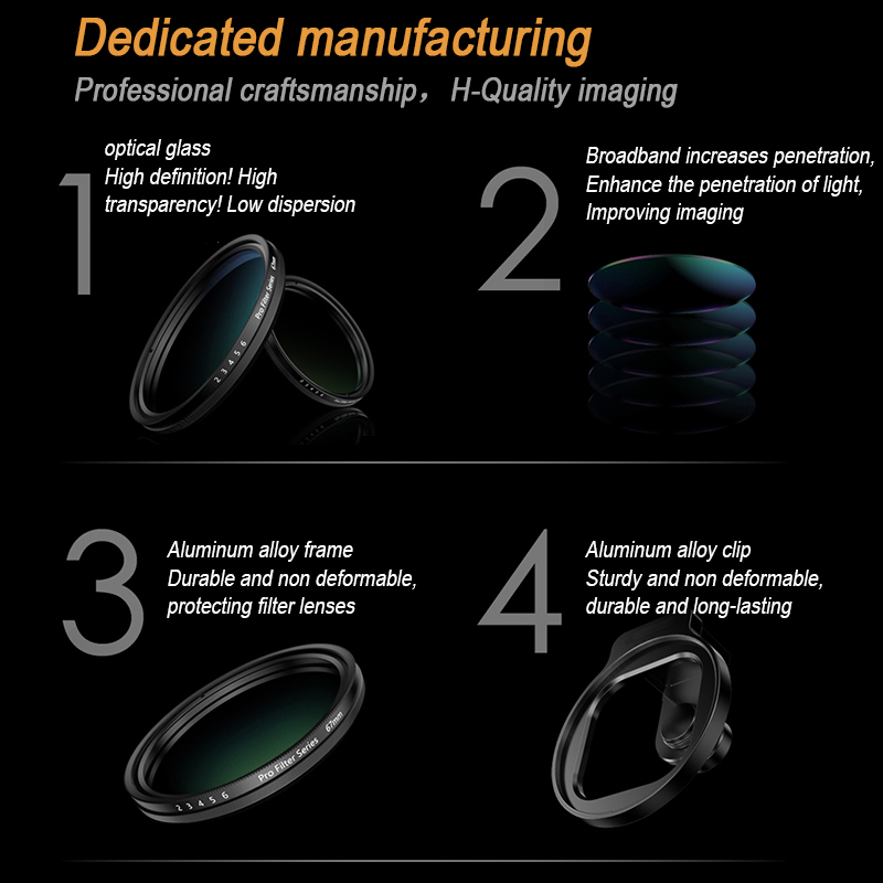 Filtros de fotografía de 67mm  - Photography With Iphone 15 reseña y precio