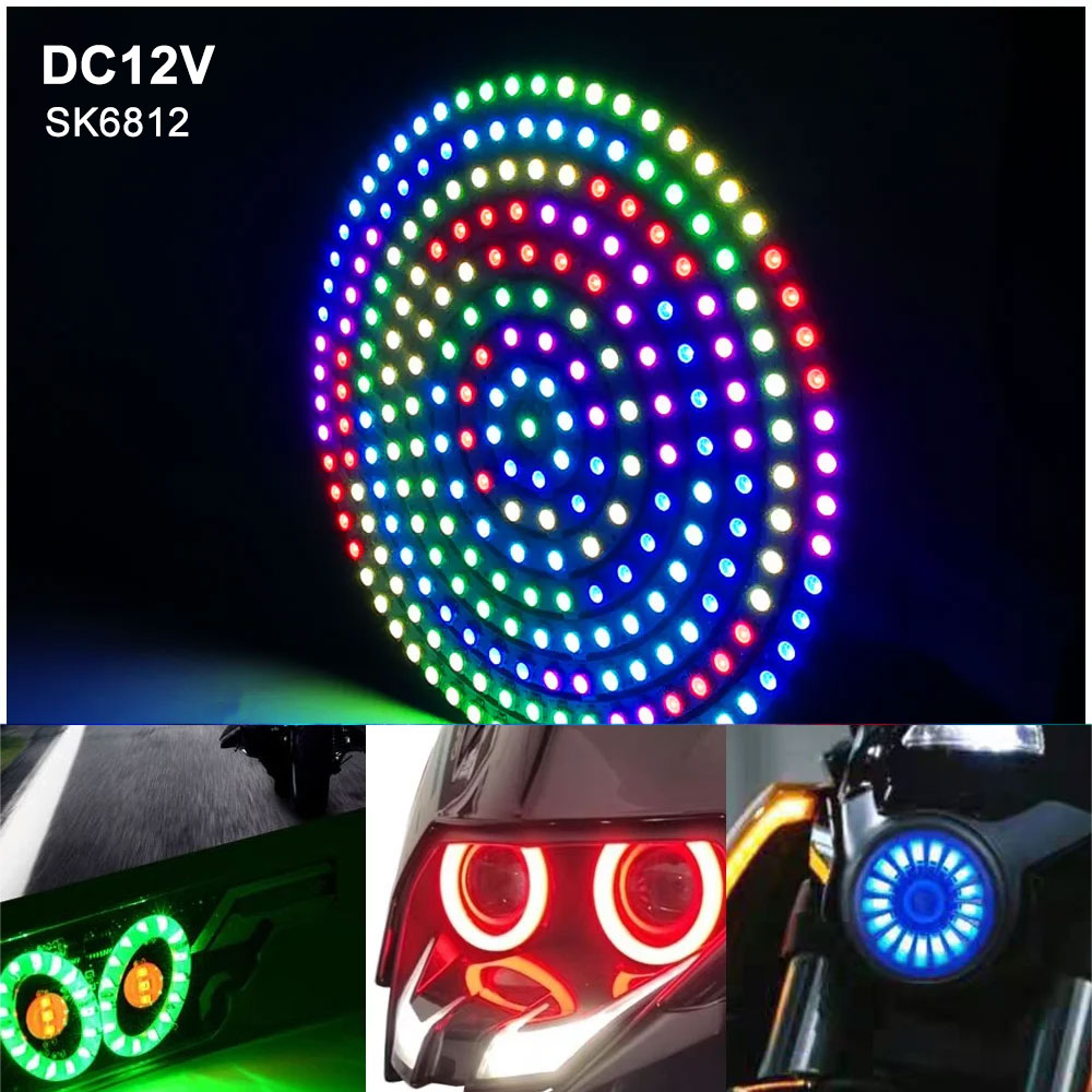 DC5V 12V WS2812B SK6812 Luces  - Pixel Art Led Panel reseña y precio