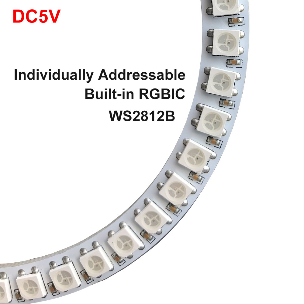 DC5V 12V WS2812B SK6812 Luces  - Pixel Art Led Panel reseña y precio