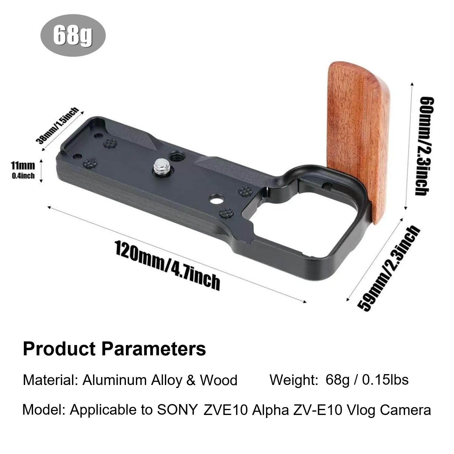 Compatible con la cámara Sony  - Camera Cage Baseplate reseña y precio